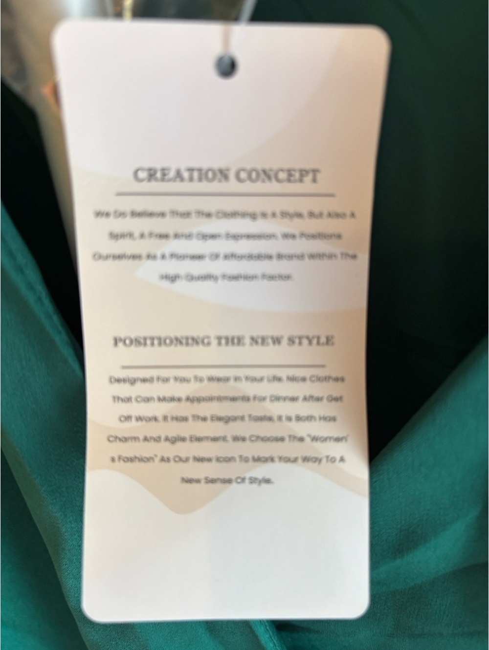 Fashion Jewelry Emerald Green Long Sleeve Wrap Midi Dress [COPY] - Picture 4 of 4
